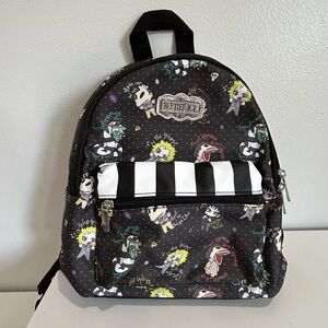 Warner Bros. Beetlejuice Black and White Backpack